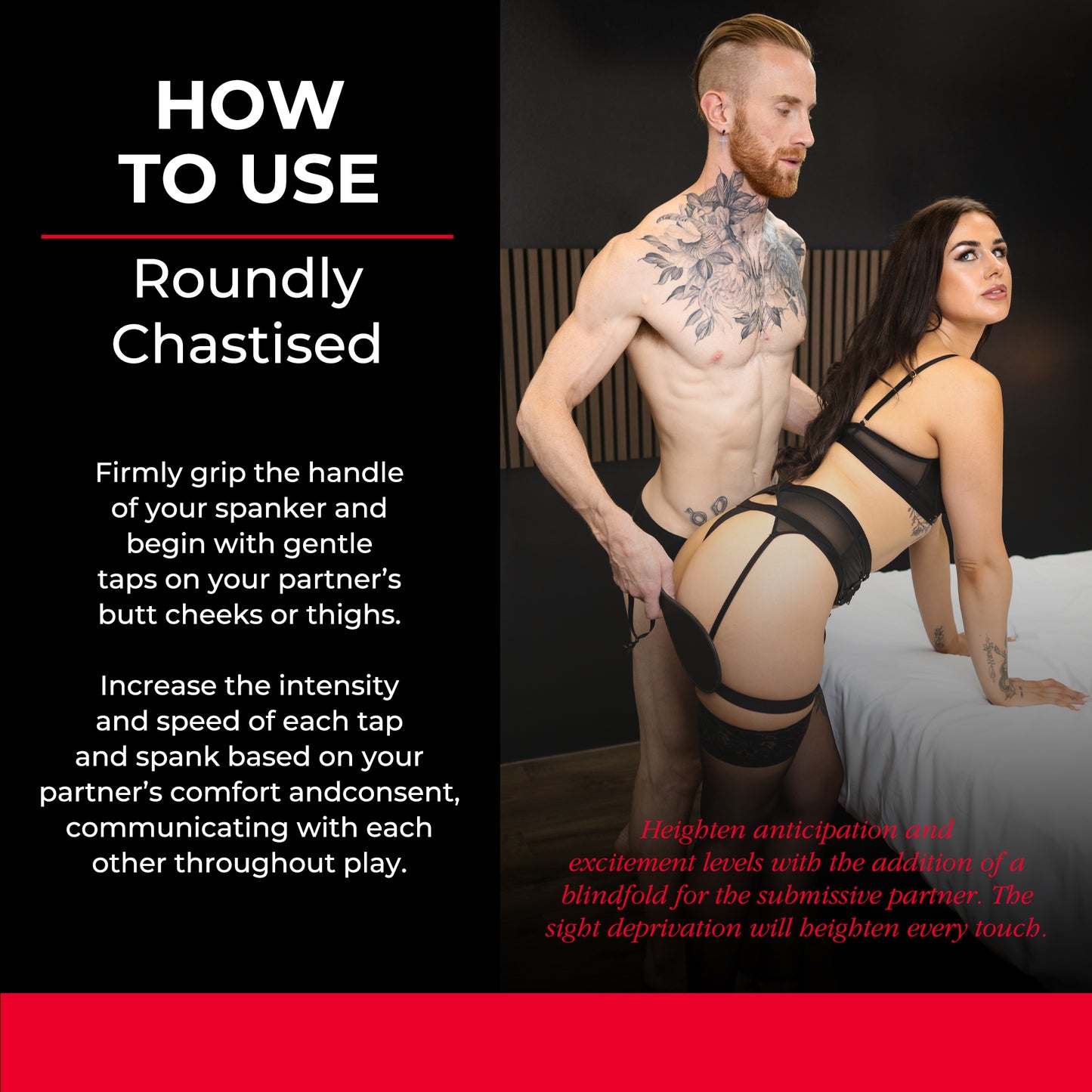 Roundly Chastised - Broad Circular Spanking Paddle