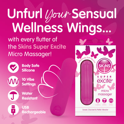 Skins Super Excite Pink Bullet Vibrator