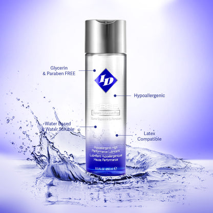 ID Free Hypoallergenic Water Based Lube