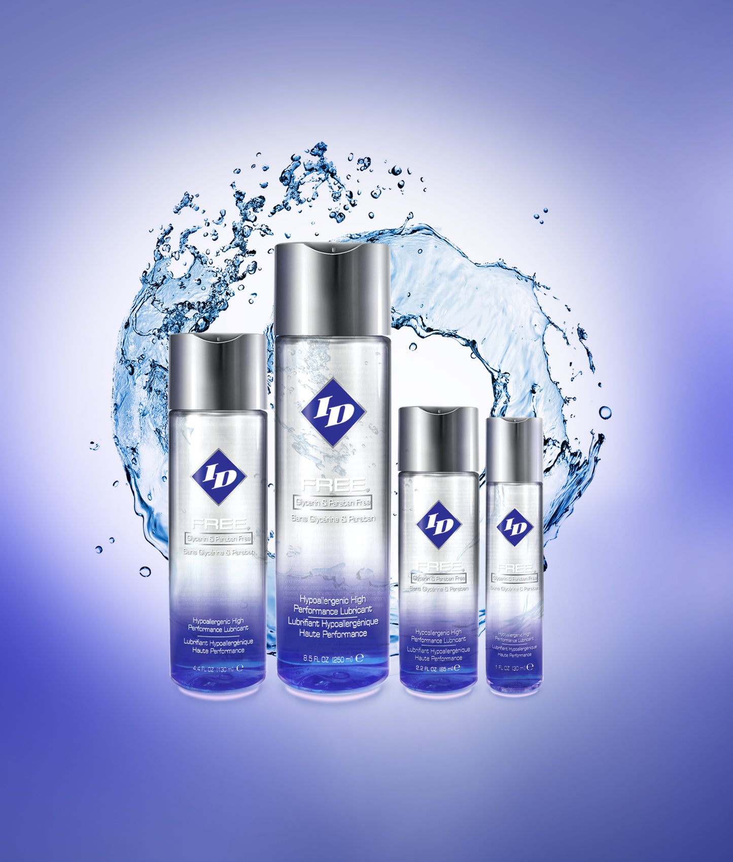 ID Free Hypoallergenic Water Based Lube