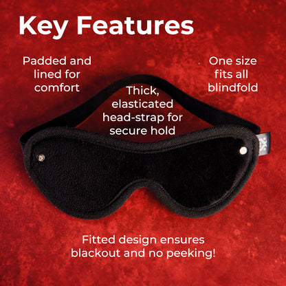 Eyes Wide Shut - Soft Velvet Blindfold