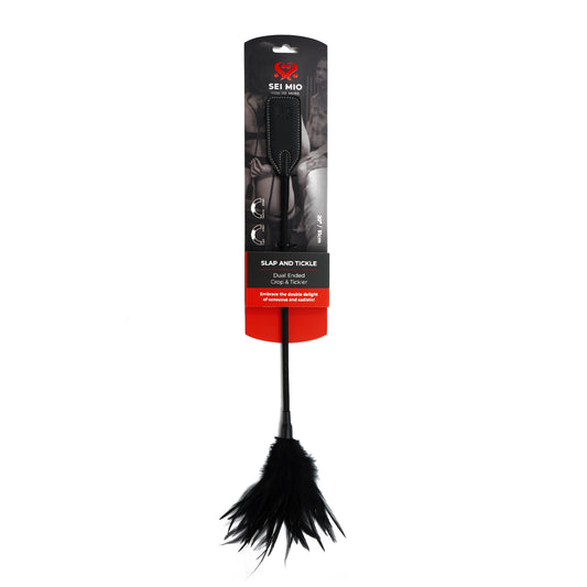 Slap & Tickle - Dual Ended Riding Crop & Tickler