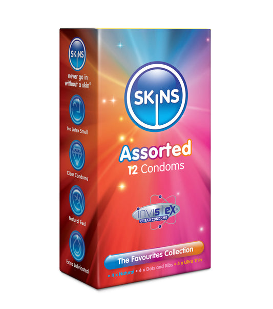 Skins Assorted Condoms - 12 Pack