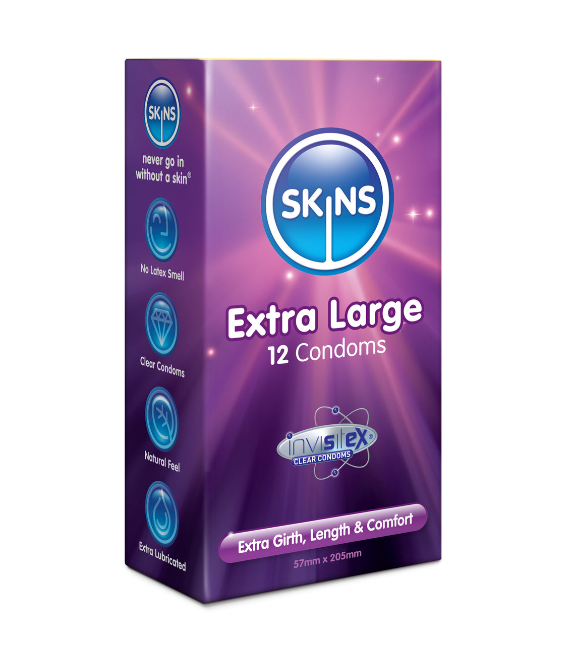 Skins Extra Large Condoms - 12 Pack